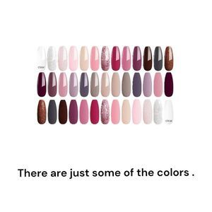 AZUREBEAUTY  20 Colors Clear Nude Pink Brown Glitter All Season Acrylic Dipping